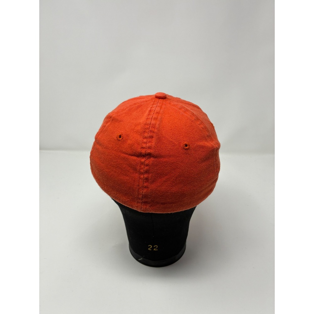 Vintage Martha's Vineyard Map Embroidered Hat Adams Orange Cotton Cap M/L - Picture 6 of 7